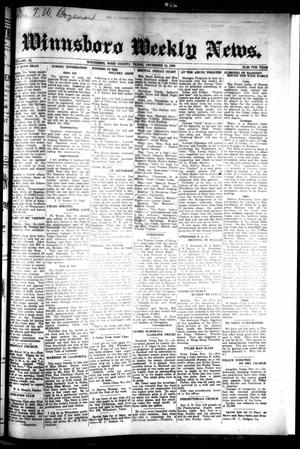 Winnsboro Weekly News (Winnsboro, Tex.), Vol. 14, No. 12, Ed. 1 Thursday, December 13, 1923