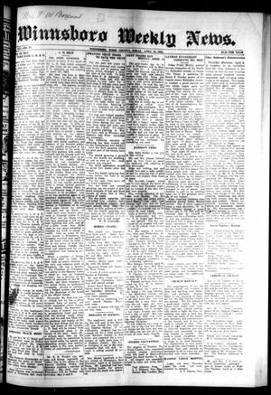 Primary view of object titled 'Winnsboro Weekly News (Winnsboro, Tex.), Vol. 14, No. 28, Ed. 1 Thursday, April 10, 1924'.