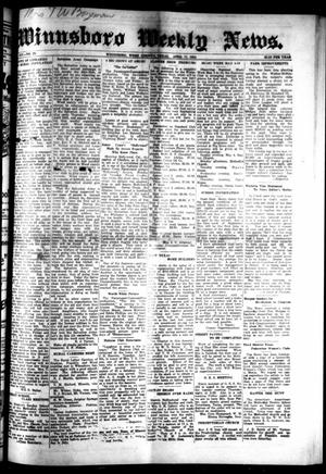 Primary view of object titled 'Winnsboro Weekly News (Winnsboro, Tex.), Vol. 14, No. 29, Ed. 1 Thursday, April 17, 1924'.