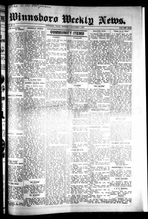 Winnsboro Weekly News (Winnsboro, Tex.), Vol. 15, No. 10, Ed. 1 Thursday, December 4, 1924