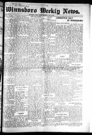 Winnsboro Weekly News (Winnsboro, Tex.), Vol. 18, No. 5, Ed. 1 Thursday, November 5, 1925