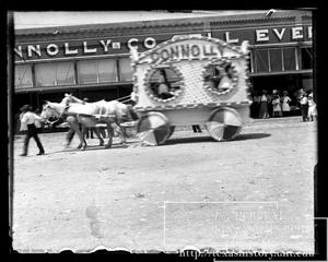Primary view of object titled 'Parade Float: Connolly Co.'.