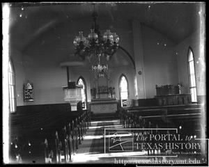 Primary view of object titled '[Altar at Front of Church]'.