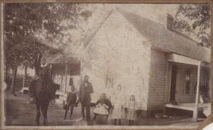 Primary view of object titled '[Abner C. Stewart and Family]'.