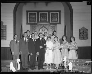 Primary view of object titled '[Dossman-Rueter Wedding #9]'.