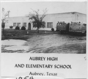 Primary view of object titled '[Aubrey High and Elementary Schools]'.