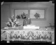 Thumbnail image of item number 1 in: '[Mrs. Knust with her cake on her 90th Birthday]'.
