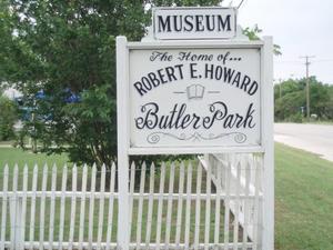 The Home of Robert E. Howard, Butler Park