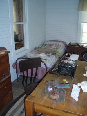 A view of Robert Howard's Bedroom