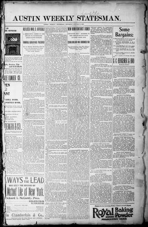 Austin Weekly Statesman. (Austin, Tex.), Ed. 1 Thursday, January 2, 1896