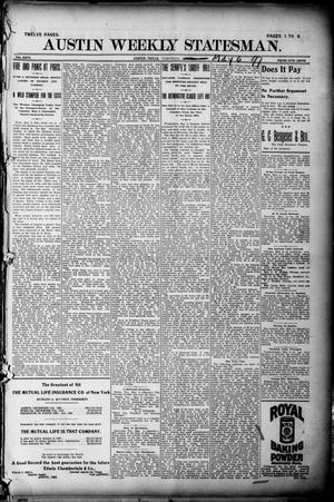Primary view of object titled 'Austin Weekly Statesman. (Austin, Tex.), Vol. 26, Ed. 1 Thursday, May 6, 1897'.