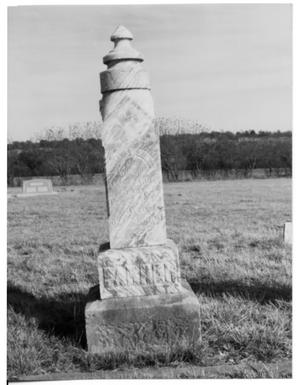 Monument of a Parker Family Member