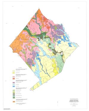 Primary view of object titled 'General Soil Map, Colorado County, Texas'.