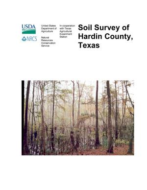 Primary view of object titled 'Soil Survey of Hardin County, Texas'.