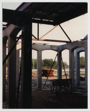 Primary view of object titled '[Helen Hall Library Under Construction]'.