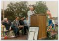 Primary view of [Walter Hall Speaking at the Walter Hall Park Dedication]