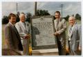 Photograph: [Unveiling of the Walter Hall Park Plaque]