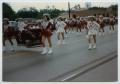 Photograph: [Clear Creek Drill Team Performing in a Parade]