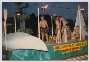 Primary view of object titled '[Native American-Themed Parade Float]'.
