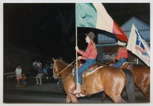 [Women on Horseback in a Parade]