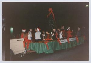 [Float in a Holiday Parade[