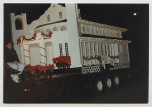 [Replica of Walter Hall Park Pavilion in a Parade]