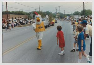 [Church's Chicken Mascot in a Parade]