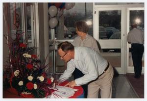 [Sign-in at League City Post Office Open House]