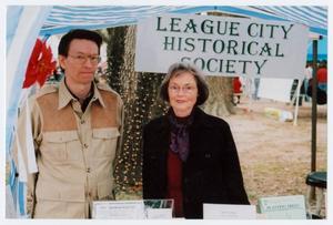 Primary view of object titled '[League City Historical Society at League Park]'.