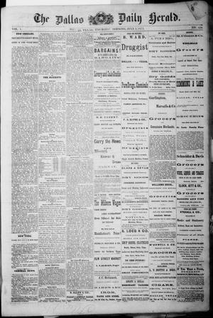 The Dallas Daily Herald. (Dallas, Tex.), Vol. 1, No. 123, Ed. 1 Thursday, July 3, 1873