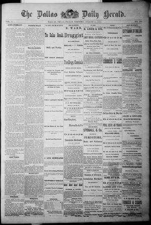 The Dallas Daily Herald. (Dallas, Tex.), Vol. 1, No. 160, Ed. 1 Friday, August 15, 1873