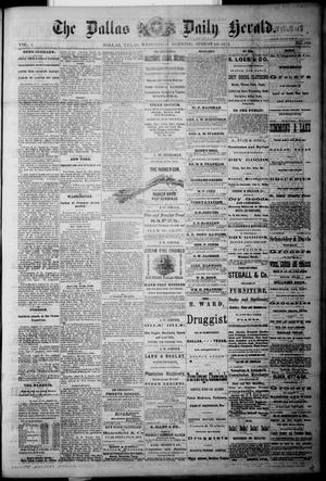 The Dallas Daily Herald. (Dallas, Tex.), Vol. 1, No. 164, Ed. 1 Wednesday, August 20, 1873