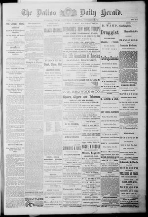 The Dallas Daily Herald. (Dallas, Tex.), Vol. 1, No. 203, Ed. 1 Saturday, October 4, 1873
