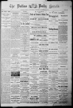 The Dallas Daily Herald. (Dallas, Tex.), Vol. 1, No. 213, Ed. 1 Thursday, October 16, 1873