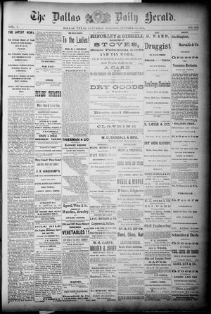 The Dallas Daily Herald. (Dallas, Tex.), Vol. 1, No. 220, Ed. 1 Saturday, October 25, 1873