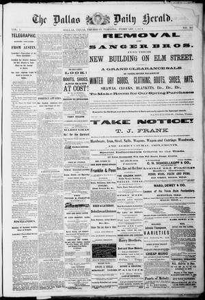 The Dallas Daily Herald. (Dallas, Tex.), Vol. 1, No. 307, Ed. 1 Thursday, February 5, 1874