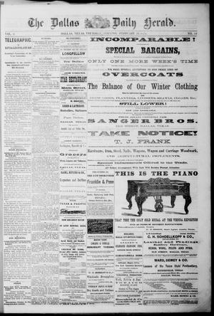 The Dallas Daily Herald. (Dallas, Tex.), Vol. 2, No. 14, Ed. 1 Thursday, February 26, 1874