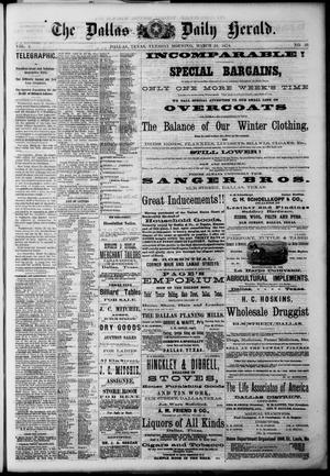 Primary view of object titled 'The Dallas Daily Herald. (Dallas, Tex.), Vol. 2, No. 36, Ed. 1 Tuesday, March 24, 1874'.