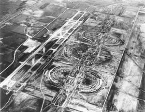 [Aerial Photograph of Dallas-Fort Worth Regional Airport Under Construction]