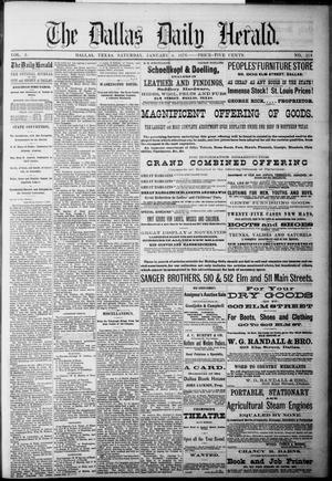 Primary view of object titled 'The Dallas Daily Herald. (Dallas, Tex.), Vol. 3, No. 278, Ed. 1 Saturday, January 8, 1876'.