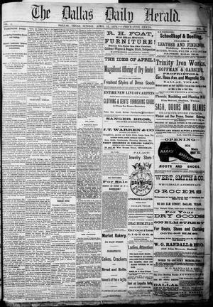 The Dallas Daily Herald. (Dallas, Tex.), Vol. 4, No. 55, Ed. 1 Sunday, April 16, 1876