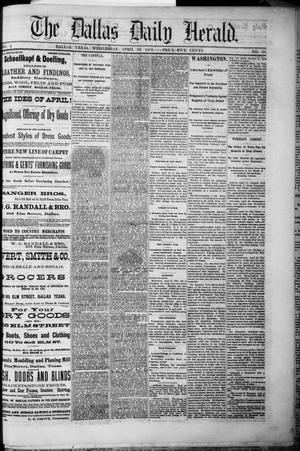 The Dallas Daily Herald. (Dallas, Tex.), Vol. 4, No. 65, Ed. 1 Wednesday, April 26, 1876