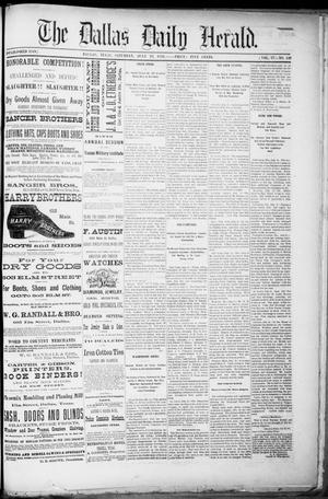 The Dallas Daily Herald. (Dallas, Tex.), Vol. 4, No. 140, Ed. 1 Saturday, July 22, 1876