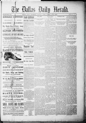 The Dallas Daily Herald. (Dallas, Tex.), Vol. 4, No. 149, Ed. 1 Wednesday, August 2, 1876