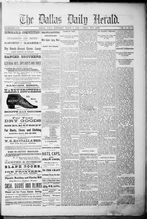 The Dallas Daily Herald. (Dallas, Tex.), Vol. 4, No. 155, Ed. 1 Wednesday, August 9, 1876