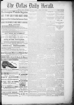 The Dallas Daily Herald. (Dallas, Tex.), Vol. 4, No. 168, Ed. 1 Thursday, August 24, 1876
