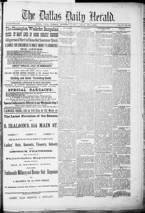 The Dallas Daily Herald. (Dallas, Tex.), Vol. 4, No. 180, Ed. 1 Thursday, September 7, 1876