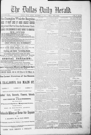 The Dallas Daily Herald. (Dallas, Tex.), Vol. 4, No. 196, Ed. 1 Sunday, September 24, 1876