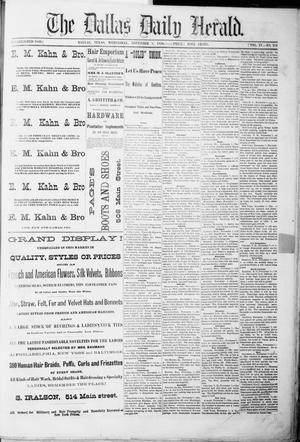 The Dallas Daily Herald. (Dallas, Tex.), Vol. 4, No. 214, Ed. 1 Wednesday, November 8, 1876
