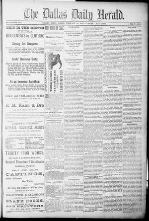 The Dallas Daily Herald. (Dallas, Tex.), Vol. 5, No. 6, Ed. 1 Sunday, February 18, 1877